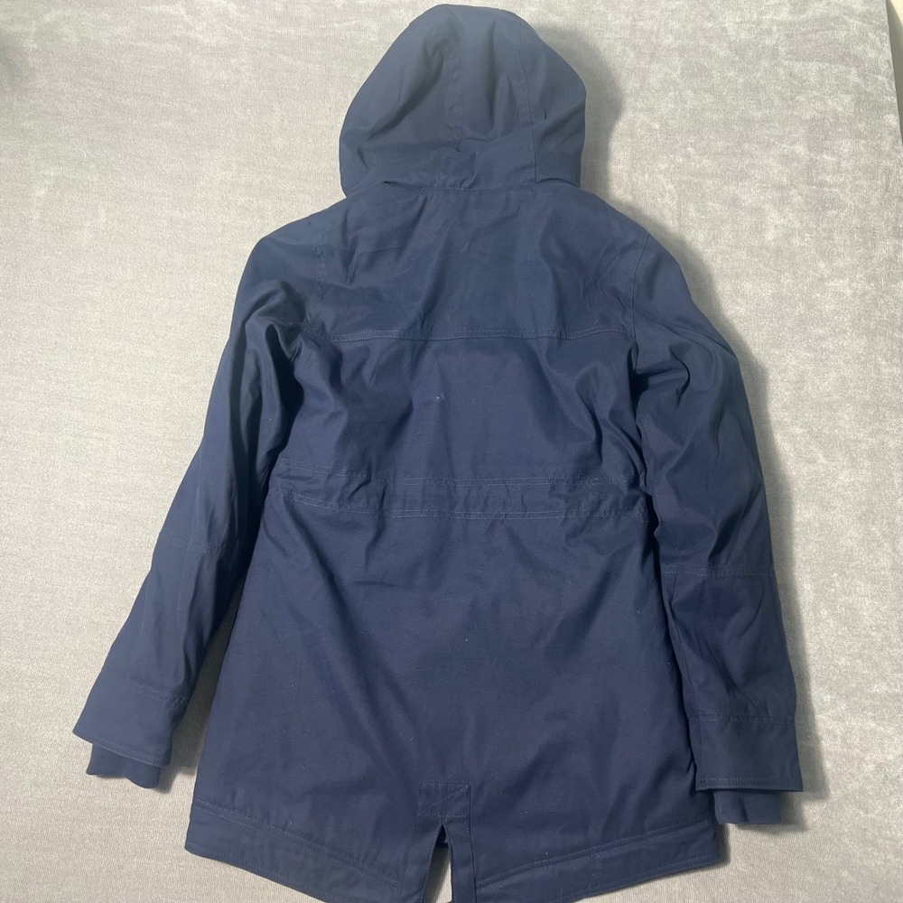 Hollister Heritage Collection‎ Navy Blue Faux Fur Lined Hooded Parka Jacket XS - Picture 6 of 6